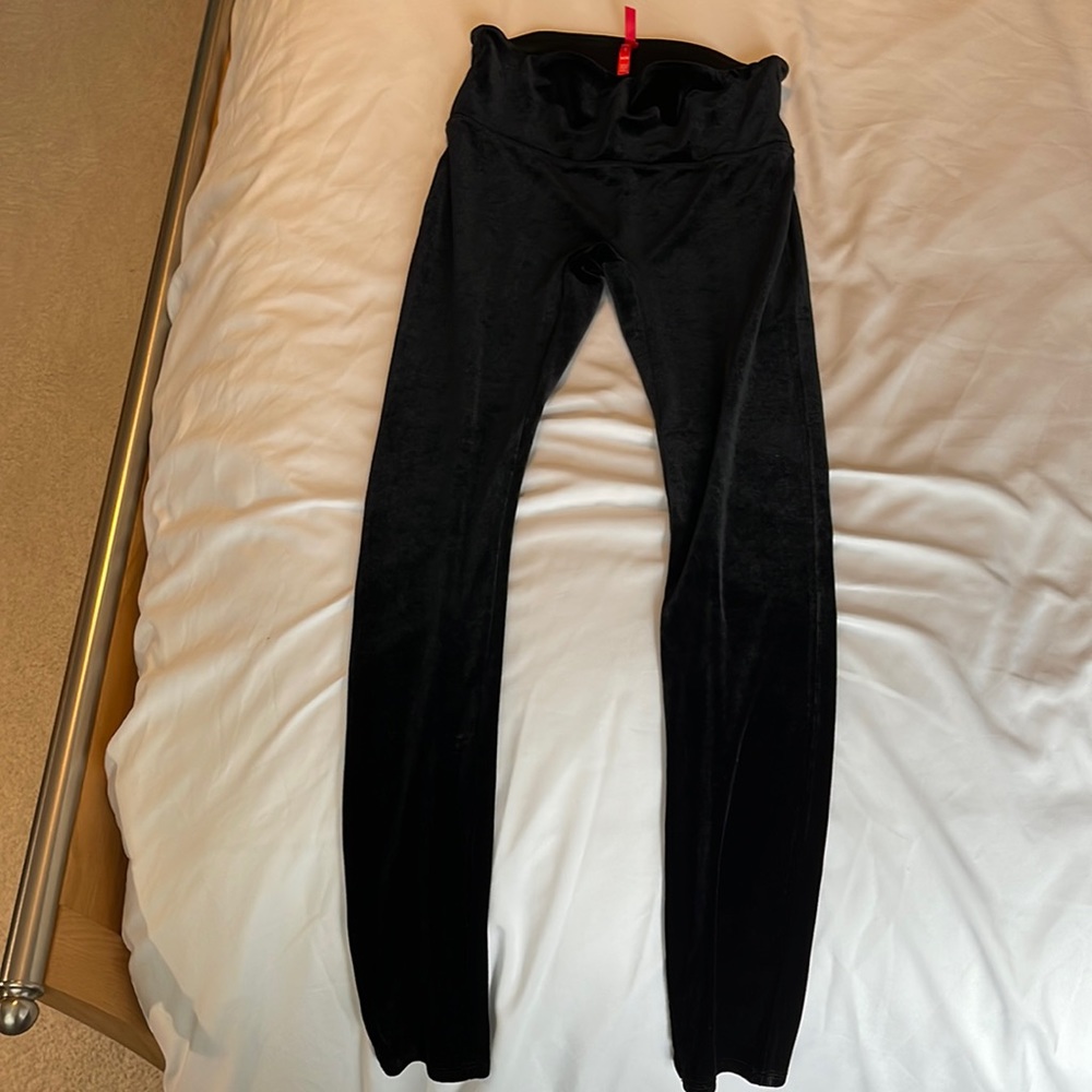 Spanx velour leggings